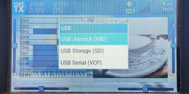Early TX16S USB Mode fixed